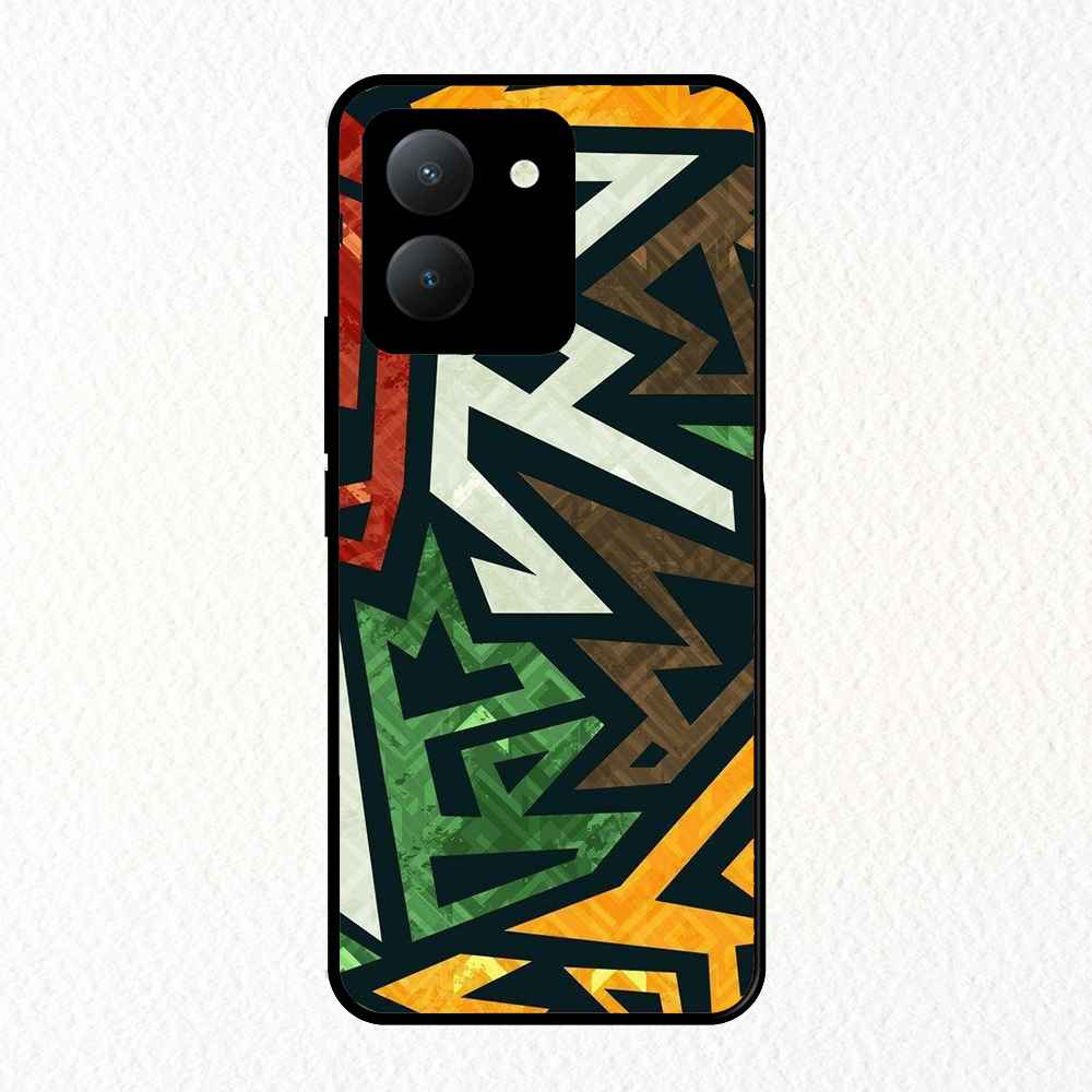 Colorful Pattern Design VIVO Metal Case