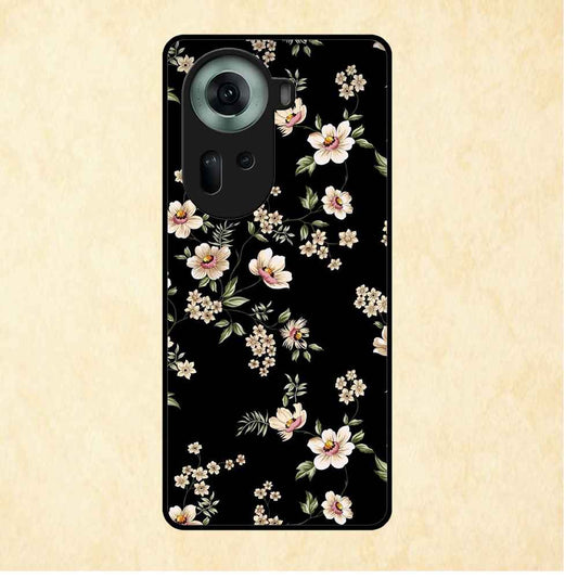 Floral Design Oppo Metal Case