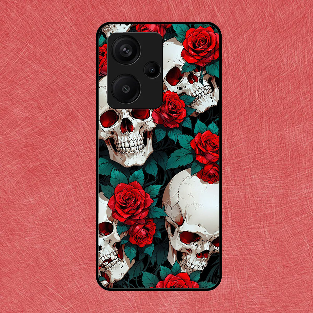 Death Floral Design Xiaomi Metal Case