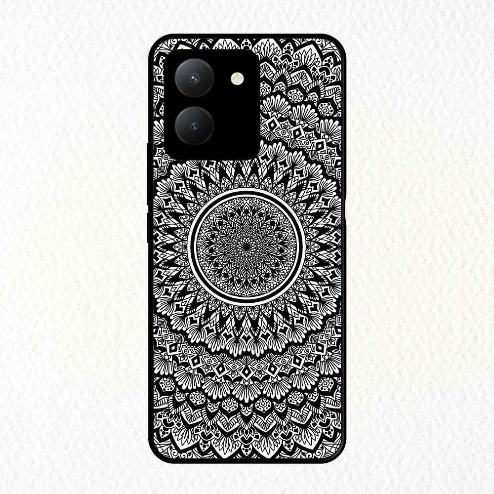 Black Mandala Design VIVO Metal Case