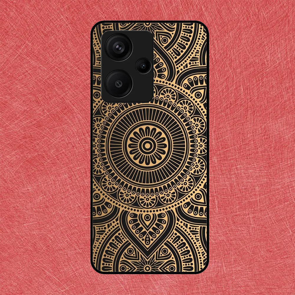 Golden Mandala Design Xiaomi Metal Case