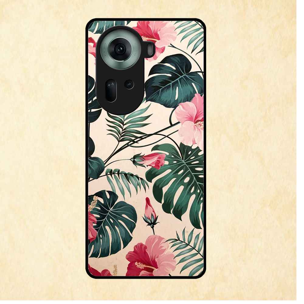 FLORAL 3 Design Oppo Metal Case