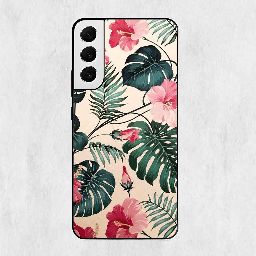 FLORAL 3 Design Samsung Metal Case