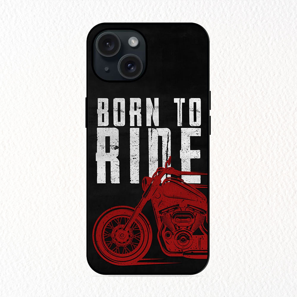 Born To Ride Design Apple Metal Case