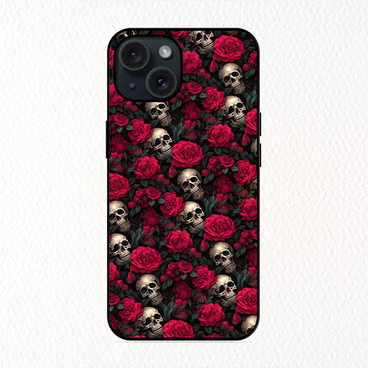 Death Floral 2 Design Apple Metal Case