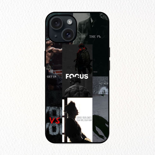 FOCUS Collage Design Apple Metal Case