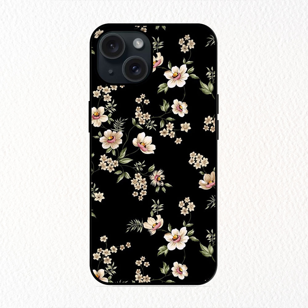 Floral Design Apple Metal Case