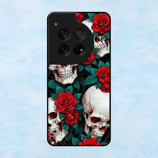 Death Floral Design OnePlus Metal Case